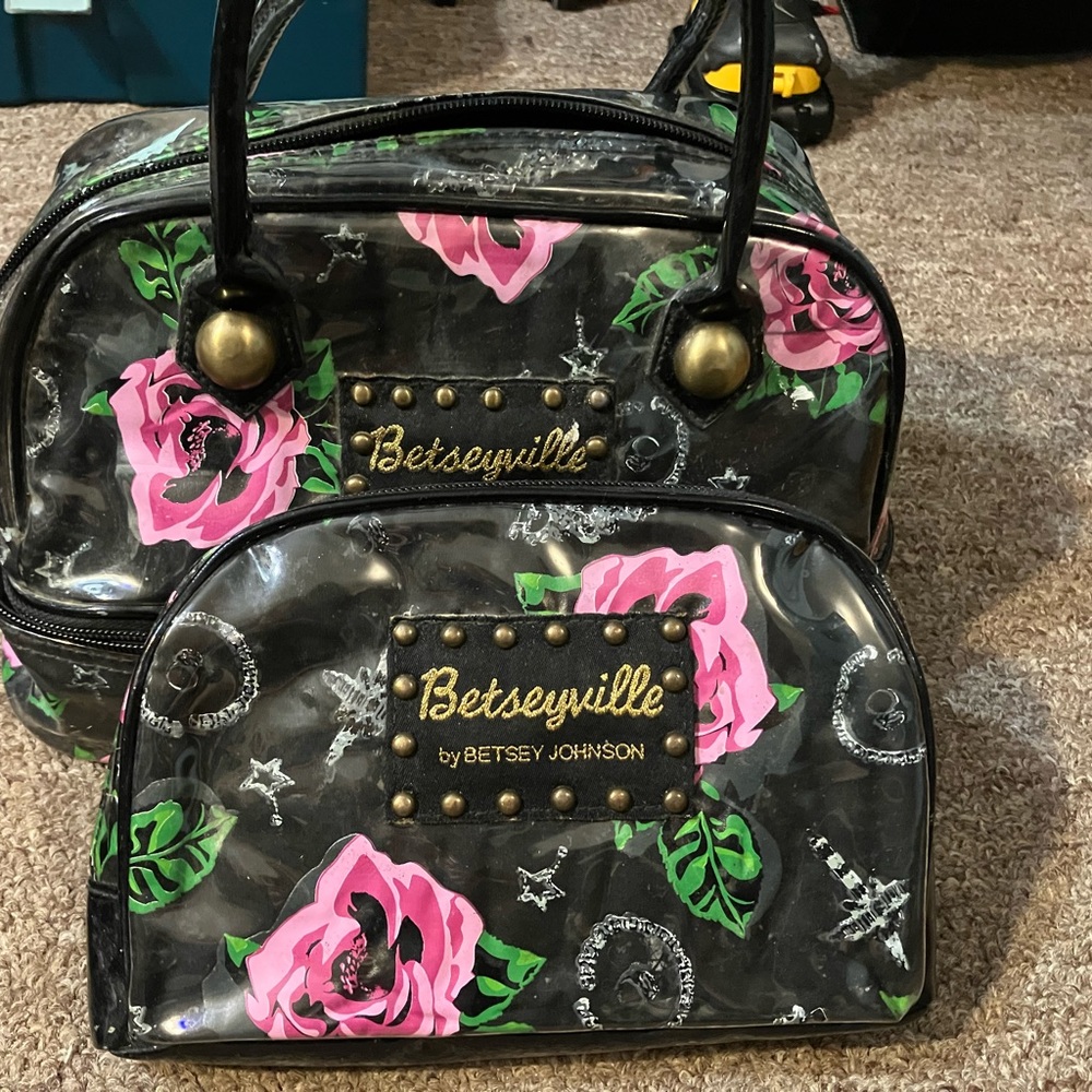Betsey Johnson makeup bags